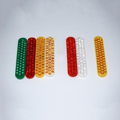 China ABS base+glass beads high brightness panel 43 elements that stud reflective glass beads reflector for sale