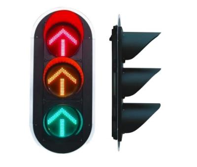 China PC 300mm Red Yellow Green Arrow Led Traffic Lights for sale