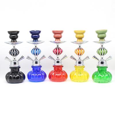 China High Quality ALEX Hookah Pumpkin Shisha Hookah Set Amazon Best Seller Durable Portable Hookah With Metal Tongs for sale