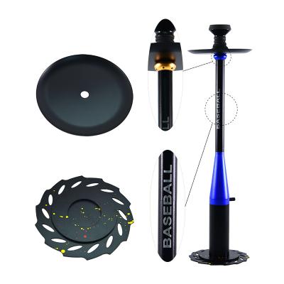 China ALEX Hot Selling Hookah Accessories Durable Portable Hookah Narguil Shisha Baseball Accessories Aluminum Hookahs With Pen for sale