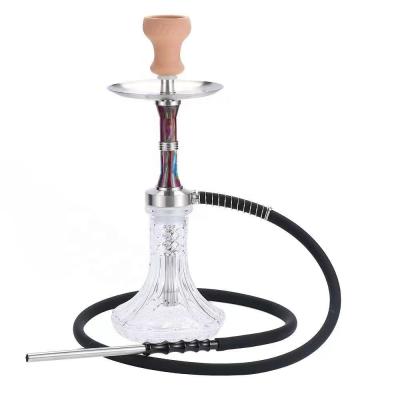 China ALEX Stainless Steel High Quality Portable Hookahs Shisha Durable Nargile Water Pipe Hookahs Sheesha Narguile Chicha Cachimbas for Bar for sale