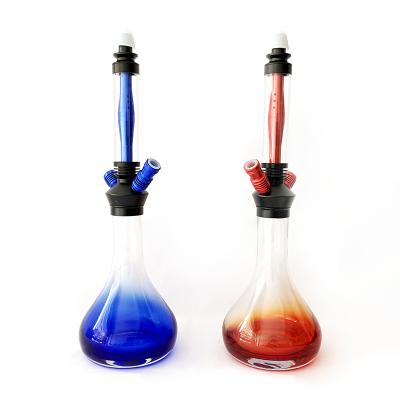 China Smooking Shisha ALEX Wholesalers Zinc Alloy 20 INCH Shisha Hookah Set Accessories Cheap Hookah With Glass Vase for sale