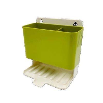 China Hot Selling Plastic Sink Tidy Kitchen Storage Sponge Rack Slim Sink Tidy Organizer for sale