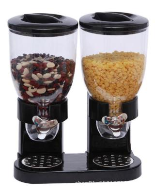 China Durable Western Style Customized Double Plastic Cereal Dispenser for sale