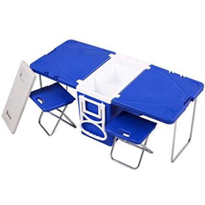 China Multifunctional Roto-mount Picnic Table With Refrigerated Incubator for sale