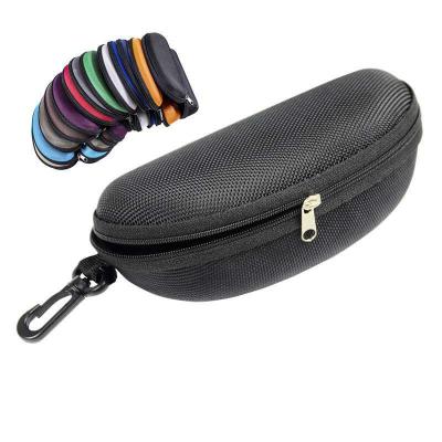 China Popular Custom Portable Zipper Hook Hard Holder Sunglass Carry Bags Sunglasses Case EVA Eyeglasses Box Glasses Bag for sale