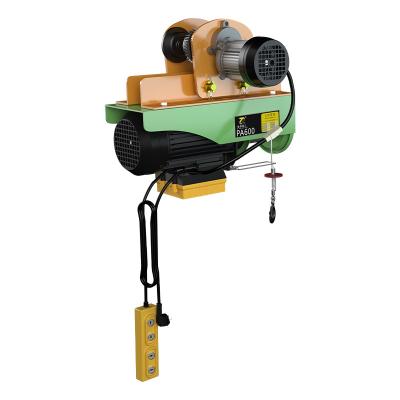 China PA Serirs High Quality Mini Hoist Motor Power Electric Hoist for Hotels Rated Load Weight 100kg-1000kg for sale