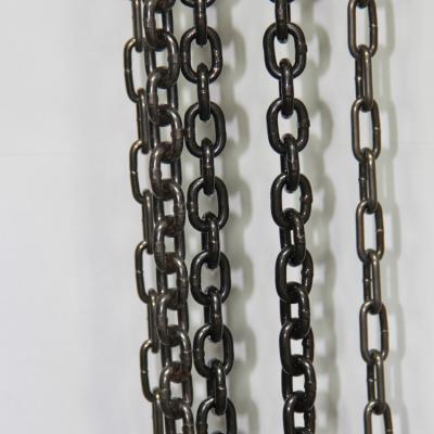 China Chinese factory 6mm link chain heavy duty black g80 load chain alloy steel lifting steel chain 6mm-60mm on sale for sale