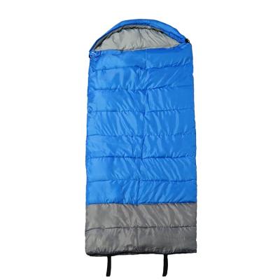 China Lightweight flame retardant taffeta promotion 210T polyester portable camping increasing big and tall sleeping bag waterproof camping for sale