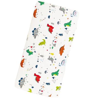 China Amazon Hotsale 100% Cotton Cot Protector Folded Reactive Printing Cartoon Printing Super Soft Sack Kids 0-3 Years Old for sale