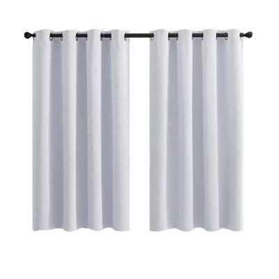 China Luxury Dark High Density 100% Blackout Blackout Curtain Blackout Polyester 90% Retro Blackout Thick Shading Fabric for sale