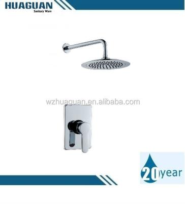 China High Quality Metered Faucets 10 Years Warranty Concealed Brass Wall Hidden Rainfall Shower Faucet for sale