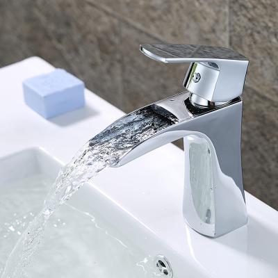 China Modern Brass Basin Faucet Mixer Tap Basin Faucets Bathroom Metered Single Handle for sale