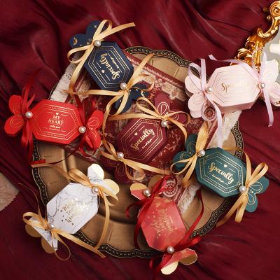 China Wedding Gift Box High Quality Chinese Wedding Shaped Chinese Style Creative Candy Bag Chinese Style Gift Box Candy Bag for sale