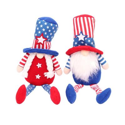 China Beard Style/American Independence Day Gnome Independence Day Supplies Independence Day Faceless Dwarf Decor Braid Style for sale