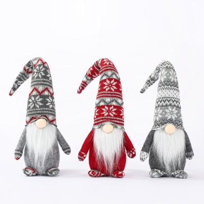 China European and American old man dwarf Christmas style Christmas decorations old man dwarf Christmas new faceless doll doll ornaments for sale