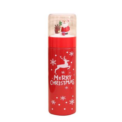 China Stainless Steel Christmas Gifts for Girlfriends Santa Claus Insulated Cup Gift Box for Christmas Decorations for sale