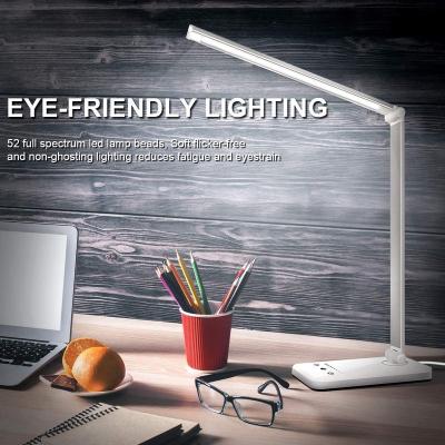 China Modern Touch Control Desk Lamp with 5 Color Mode and 5 Brightness Dimmable for Bedroom Beside Table Desk Study for sale