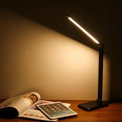 China [Free Sample] OEM Modern Blackboard Lamp LED Light Up Brightness 5 Study Reading USB Student Adjustable Charging Desk Arm for sale