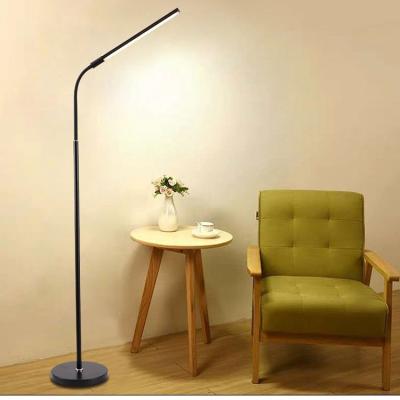 China Modern LED Floor Lamp Gooseneck Task Lighting Flexible Floor Light for Bedroom Reading Piano Living Room, Black for sale