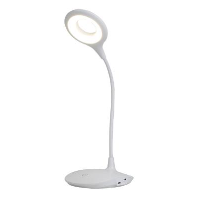 China Modern Cordless Rechargable Flexible LED Desk Lamp Gooseneck Table Lamp with 3 Brightness Level Night 