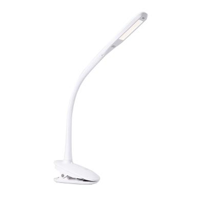 China Modern 2020 New Flexible Reading Lamp Gooseneck Clip LED Table Lamp for sale