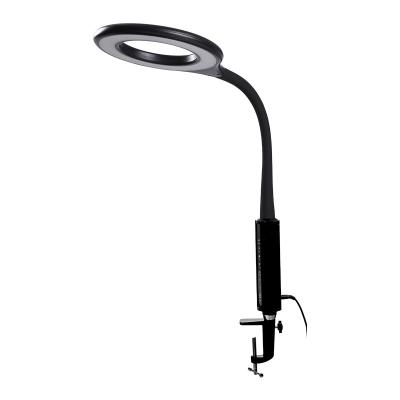 China Modern Adjustable LED Desk Clamp On Inspection Work Light Reading Table Desk Lamp for sale