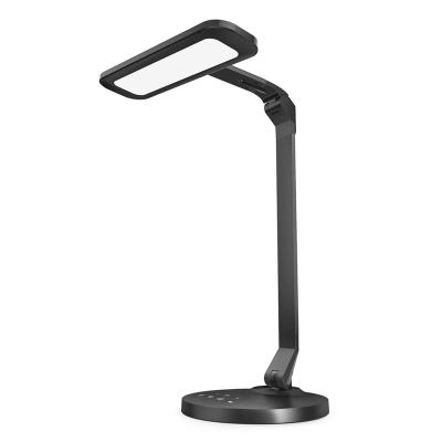 China Modern Black 9W LED Piano Desk Lamp Rotatable Dimmable with 5V 1A USB, Eye-Worrying Foldable Shade Reading Light for Piano Studio for sale