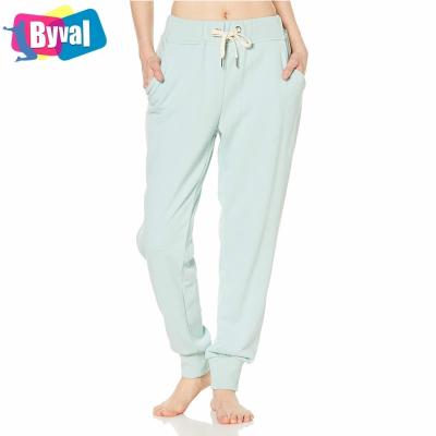 China Wholesale Byval QUICK DRY Women's High Waisted Lounge Workout Capris Comfy Sweatpants Sports Pants Casual Loose Sports Pants With Pockets for sale