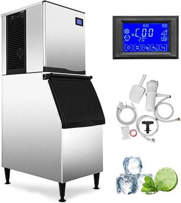 China shopping & home & Industrial Commercial Automatic Cube Ice Maker Machine High Capacity Large Output Ice Cube Making Machine Factory for sale