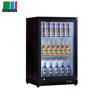 China Hot Selling Cheap Single-temperature Amazon Beverage Fridge Freezer Small Beer Cabinet for sale