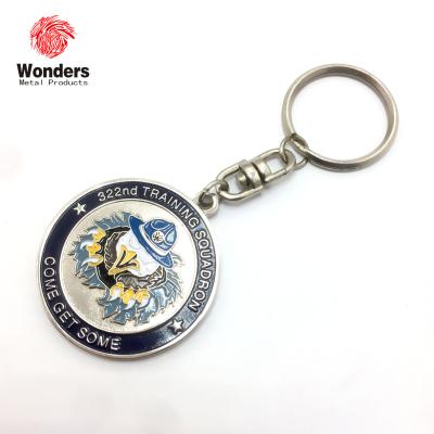 China Promotion Gift Press Casting Metal Personalized Quality Class Key Chain Key Ring for sale