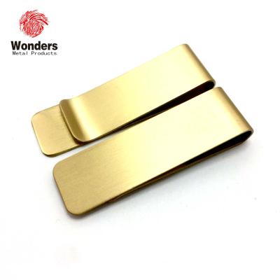 China Wholesale Europe Men's Money Clip Decor Wallet Brass Clip Wallet Hot Sale Merchant for sale