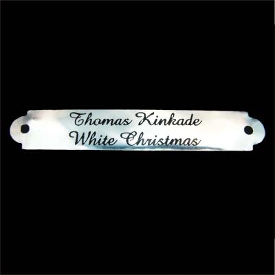 China USA Open Metal Nameplates , Designer Metal Labels For Handbags for sale