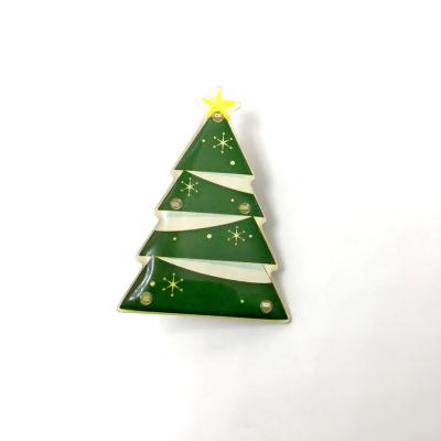 China Europe Wholesale Custom Christmas Tree Led Pin Badge For Sale for sale