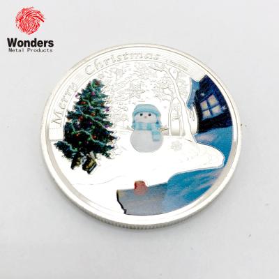 China Amazing Europe Christmas Gifts Ideas For Friends Wholesale Christmas Coin for sale