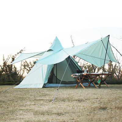 China Extended Type CMARMOL High Quality Cheap Price Family Oxford Camping Tent Outdoor Waterproof Camping Tent Teepee For Sale for sale