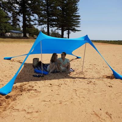 China Extended Type CMARMOL Customized Cheap Portable Retractable 4 Season Beach Shade Tent Easy Pop Up Beach Tent Sunshade Camping Snap Bag for sale