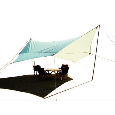 China Extended type waterproof outdoor fly tent awning oxford fly sheet sunshade camping tarp outdoor rain tarp for sale for sale