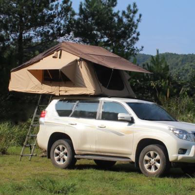 China Diagonal Tethering Type 4x4 Car Truck Tent Soft Cover Top Tent Shell Tent Camper Offroad Soft Top Trailer Top Tent For Car Roof 4 Person Camping for sale