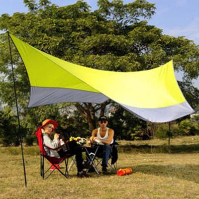 China Straight Tying Type Outdoor Camping Hammock Rain Fly Tarp Sun Shade Shelter Rain Fly Tent Tarp Weather Shield Good Quality for sale