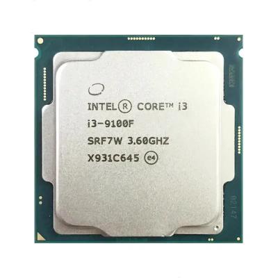 China New Desktop PC CPU I3-9100F LGA Quad Core 1151 3.6GHz 65W For Intel 8300 8100T 9100 Core CPU 8100 CPU for sale