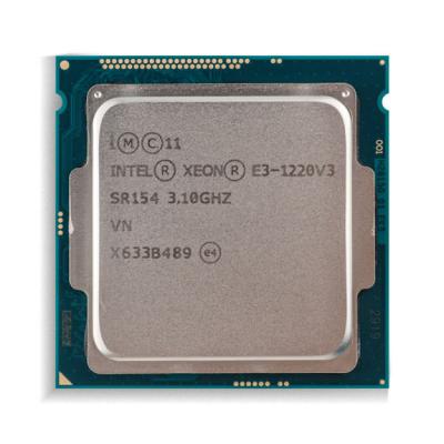 China Server used processor for intel cpu price in china E3-1220V3 SR154 3.1GHZ 80W LGA 1150 Quad-core for intel xeon cpu for sale