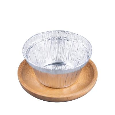 China Disposable 270ml Food Aluminum Foil Pudding Cup Dessert Cups Cake Baking Cup for sale