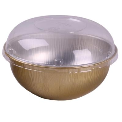 China Wholesale Colored Round Smooth Food Grade Wall Aluminum Foil Bowl for sale