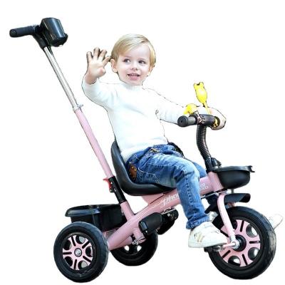 China Hot sale baby tricycle stroller with push rod tricycle for sale