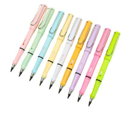 China A Pencil That Doesn't Need Sharpening 12 Colors Pen Holder No Need Sharpening Pencils Reusable Erasable Pencils No Ink Not Easy Cut Contains Eraser Writing Pencil for sale