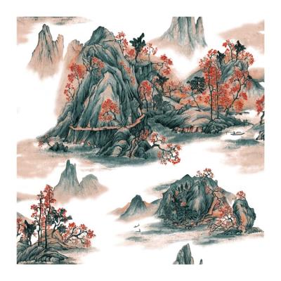 China Modern Landscape Background 3d Wallpaper PVC High Quality Decorative Wallpaper for sale