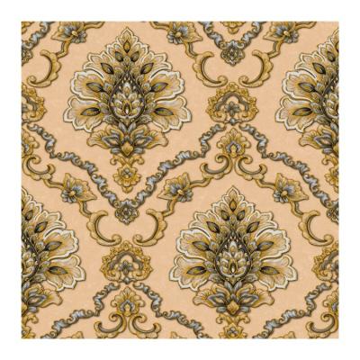 China Modern decorative deep embossed royal wallpaper china damask design pvc wallpaper for sale