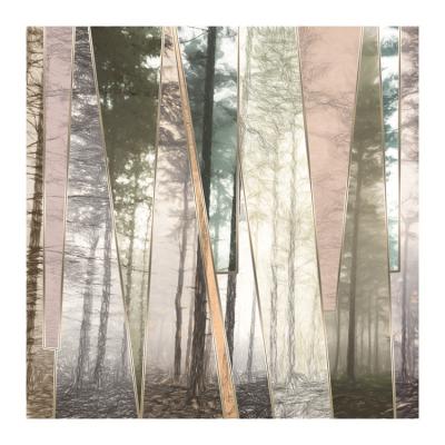 China Modern Forest 3d Wallpaper Tree Wallpaper Mural Wood for sale